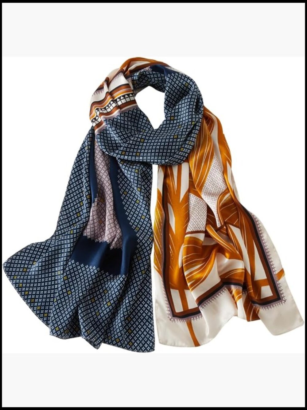 Mulberry Silk Long Scarf Women Fashion Scarf Headwrap Shawl Wrap